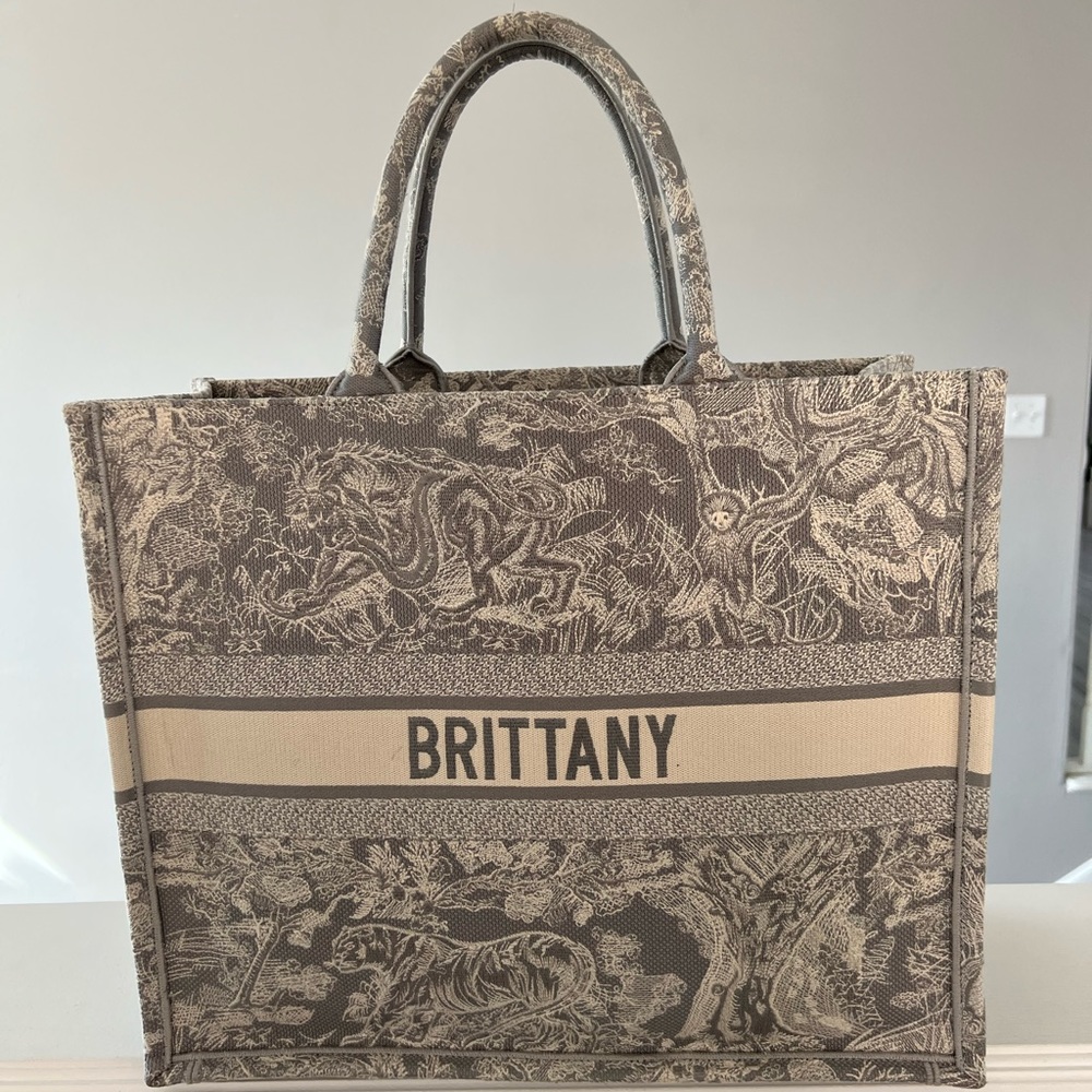 Custom Dior Large Book Tote - image 1